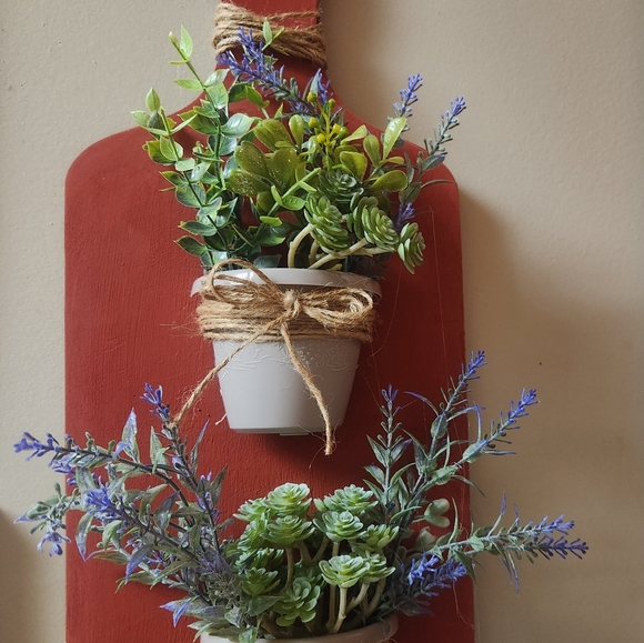 Farmhouse Cutting Board Decorated - Picture 1 of 2